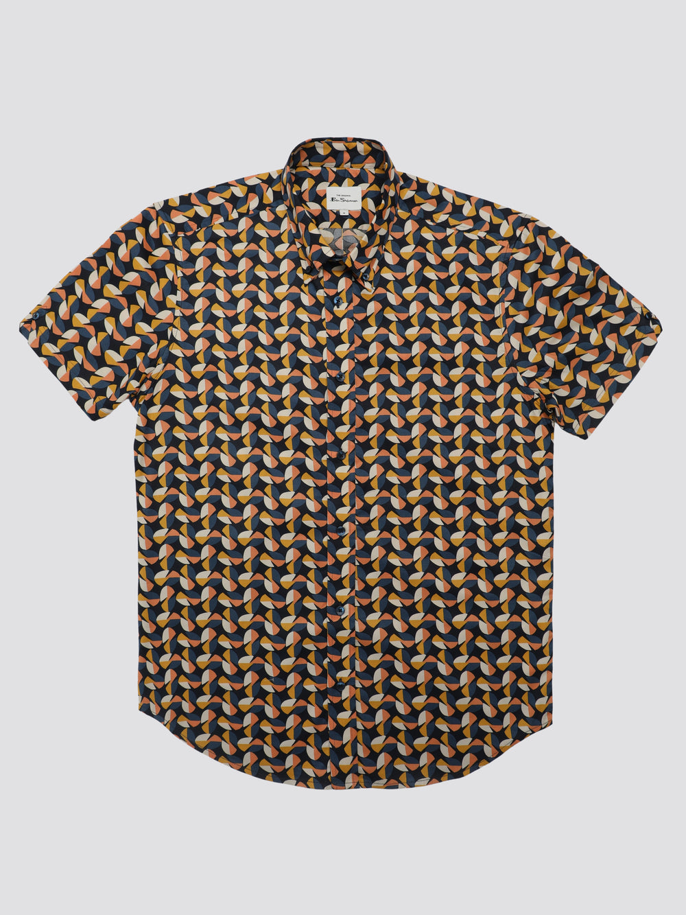 Yellow Ben Sherman Bahaus Geo Shirts | 4967-NJYEV