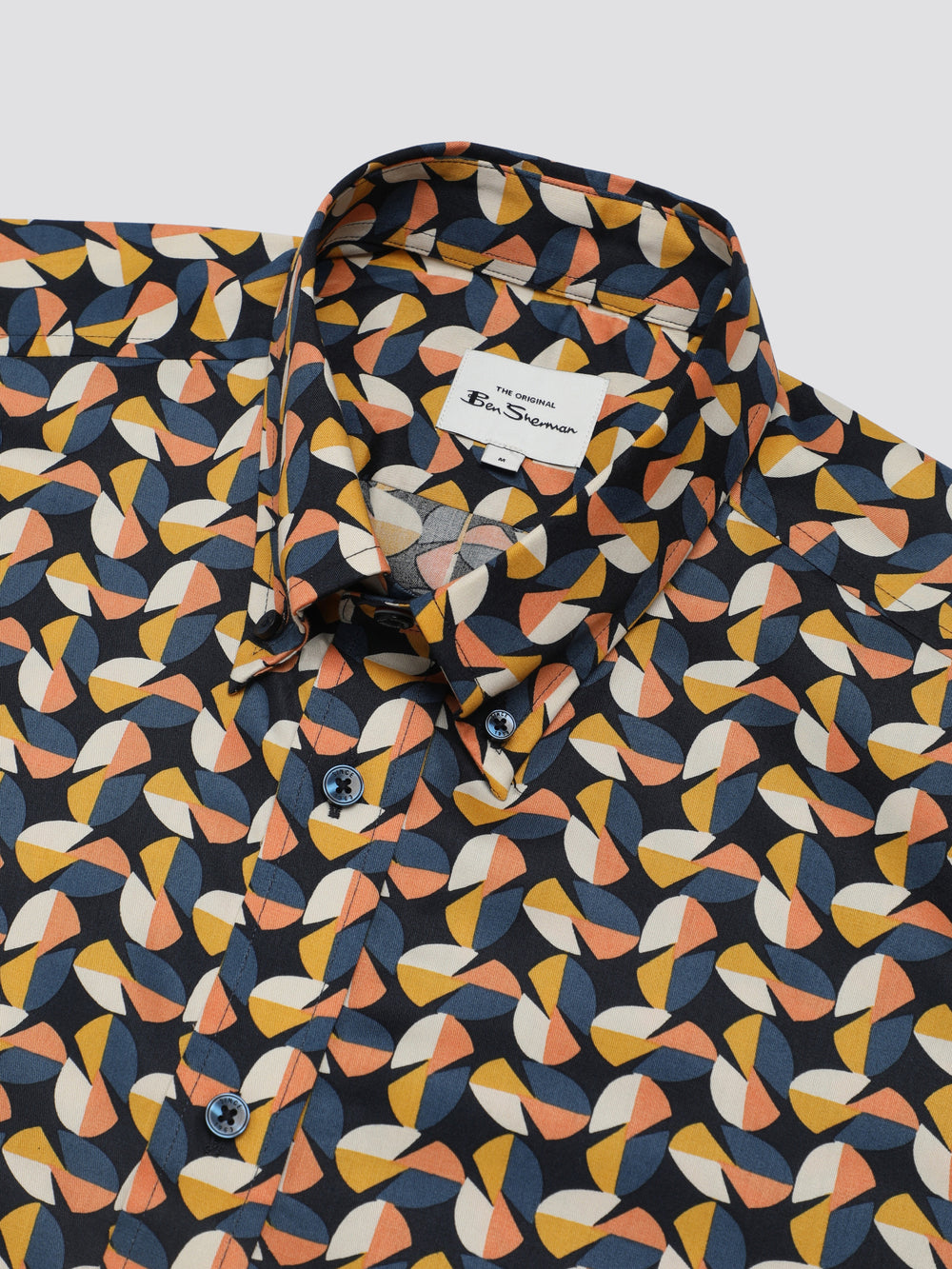 Yellow Ben Sherman Bahaus Geo Shirts | 4967-NJYEV